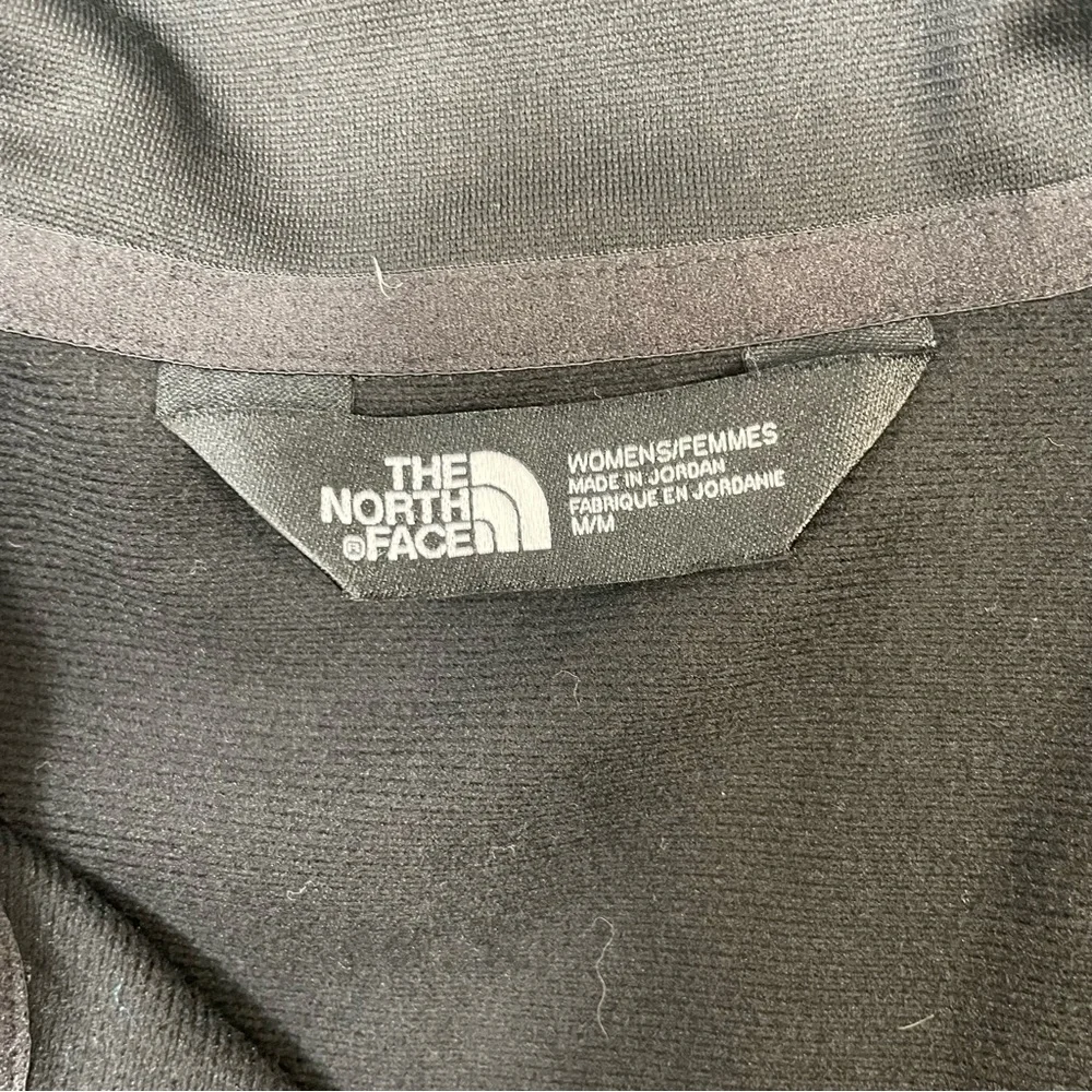 NEW The North Face 1/4 zip Fleece Black Jacket Women size M READ